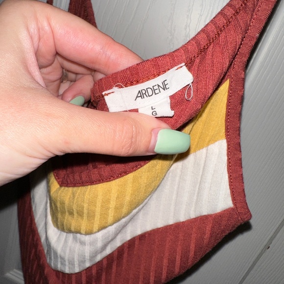 Ardene Large Tank Top with Diagonal Design - Picture 2 of 3